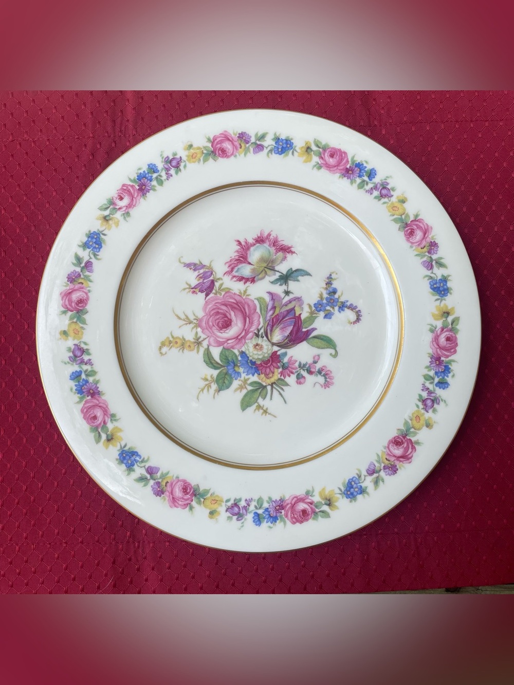 Castleton China Castleton Manor Dinner Plate   Vintage